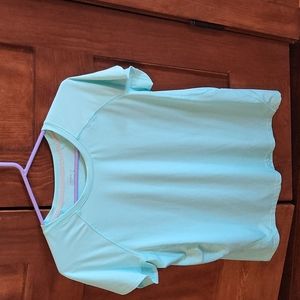 Jockey mint colored workout shirt, size large